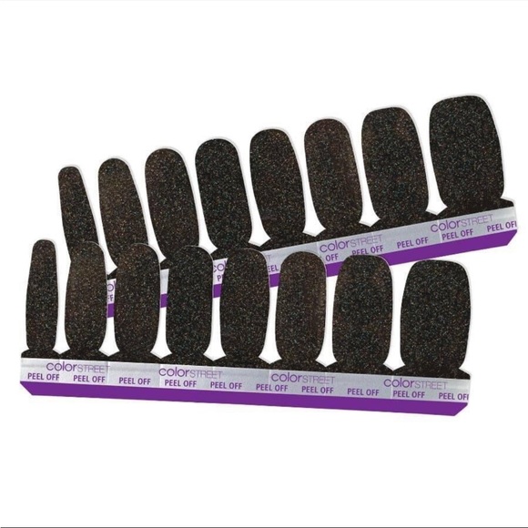 *Retired* Color Street: Only in Vegas | Black Gold Glitter Fall Goth Sparkle - Picture 16 of 16